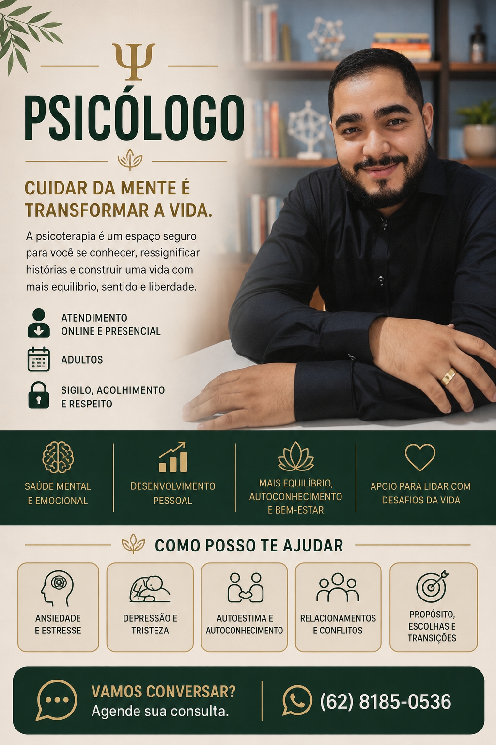 Psicólogo Online Especialista em Dependencia Química e Alcoolismo