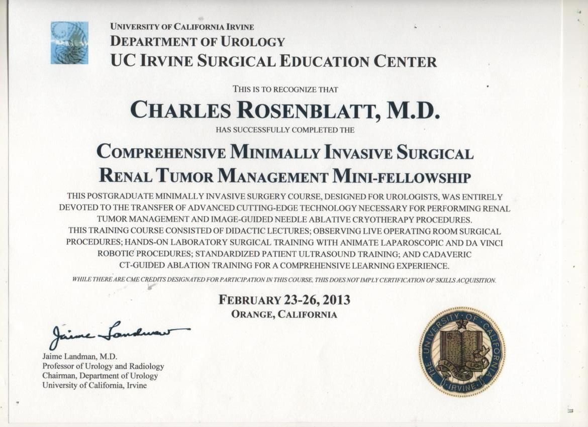 Prof. Charles Rosenblatt
