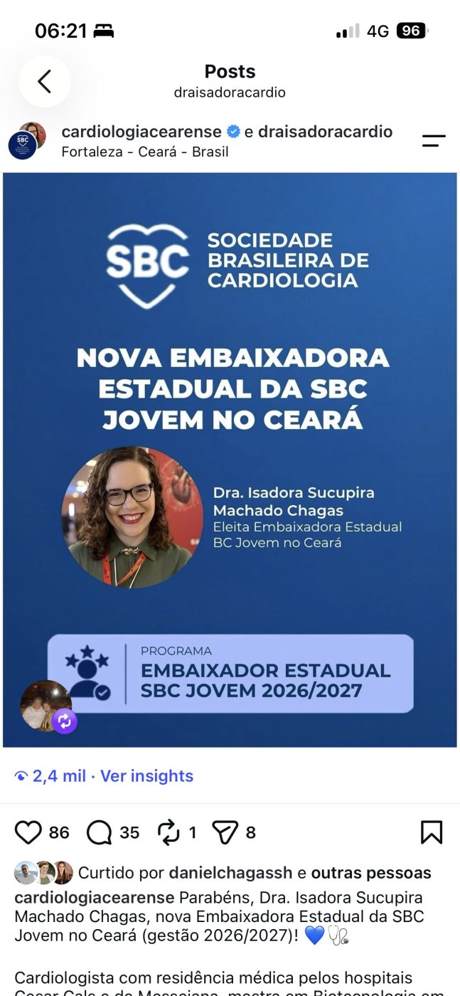 Dra. Isadora Sucupira Machado Chagas