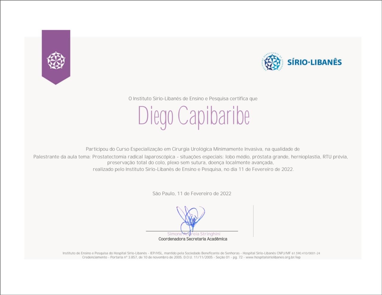 Dr. Diego Moreira Capibaribe