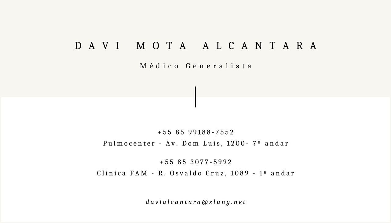 Dr. Davi Mota Alcantara