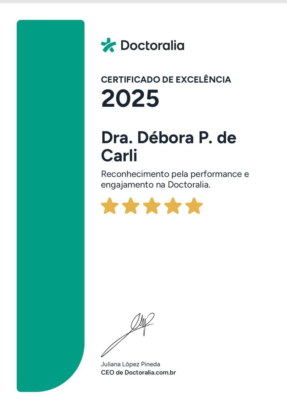 Dra. Débora P. de Carli