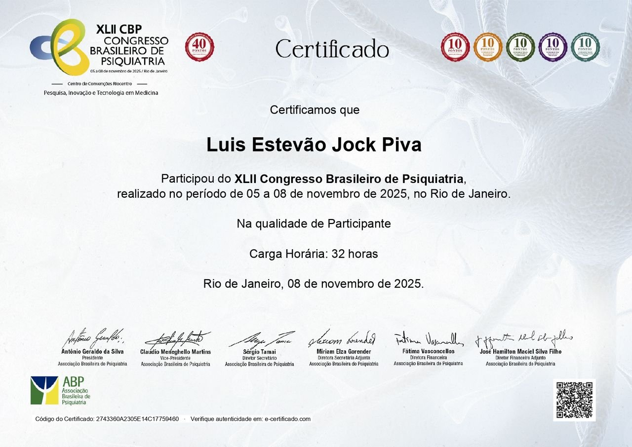 Dr. Luis Estevão Jock Piva
