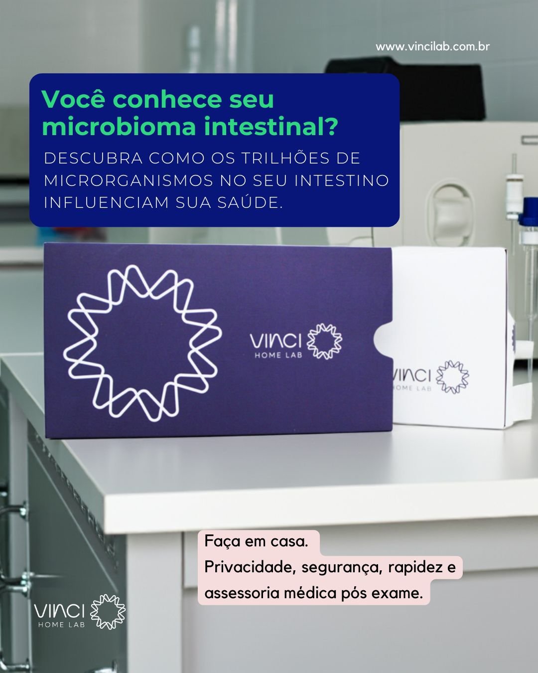 Exame de Microbioma Intestinal