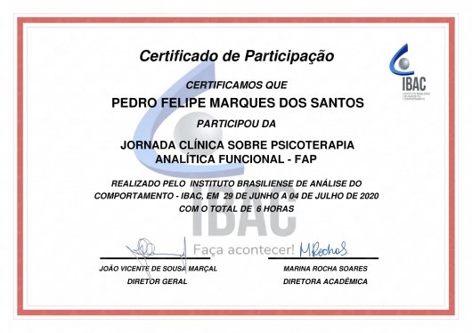 Dr. Pedro Felipe Marques Santos