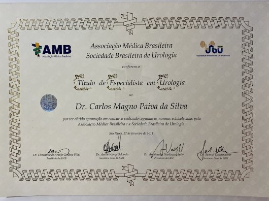 Dr. Carlos Magno Paiva da Silva