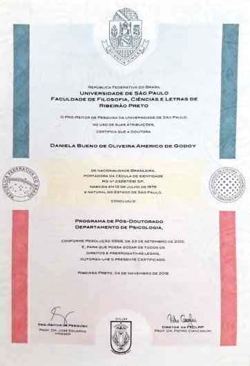 Dra. Daniela Bueno de Oliveira Américo de Godoy