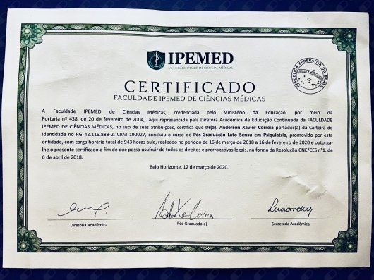 Dr. Anderson Xavier Correia