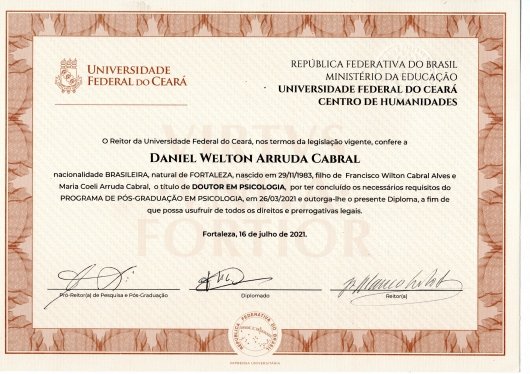 Daniel Welton Arruda Cabral