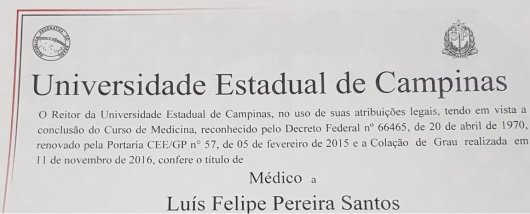 Dr. Luis Felipe Pereira Santos