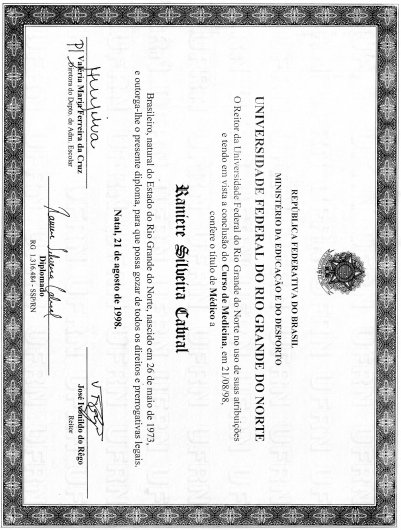 Dr. Raniere Silveira Cabral