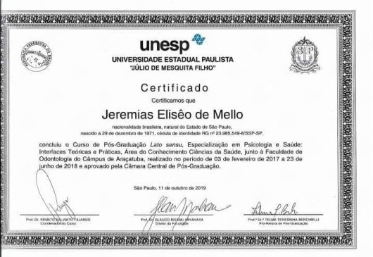 Prof. Jeremias Eliseo De Mello
