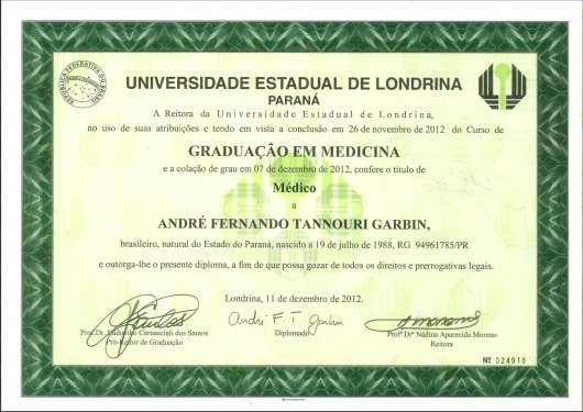 Dr. André Fernando Tannouri Garbin