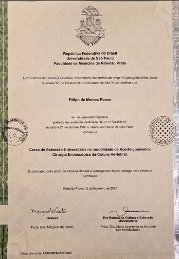 Dr. Felipe De Moraes Pomar