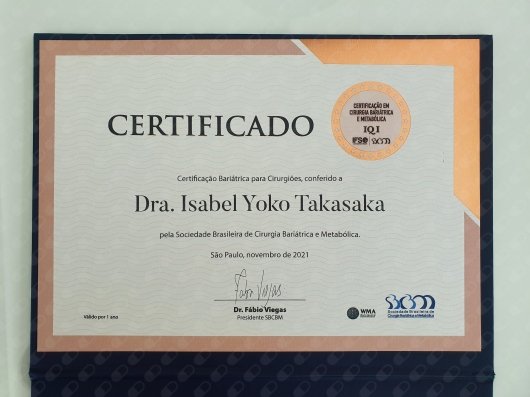 Dra. Isabel Yoko Takasaka .