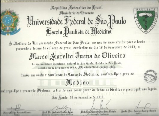 Dr. Marco Aurelio Tuena de Oliveira