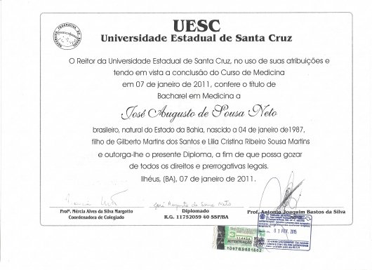 Dr. Jose Augusto de Sousa Neto