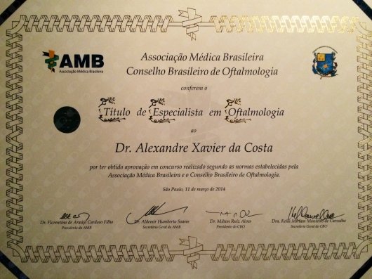 Dr. Alexandre Xavier da Costa