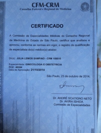 Dra. Julia Lemos Sampaio