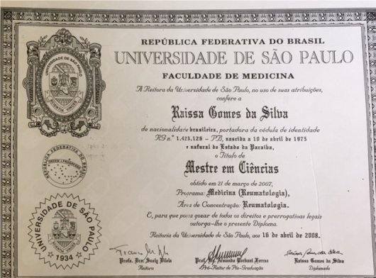 Dra. Raissa Gomes Rodrigues