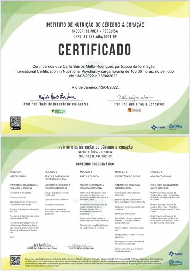 Dra. Carla Barros Mello Rodriguez