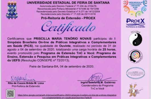 Dra. Priscilla Maria Tenório Novais