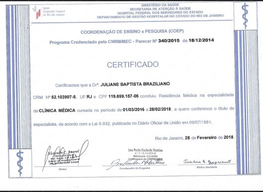 Dra. Juliane Baptista Braziliano