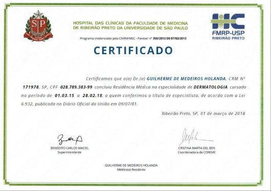 Dr. Guilherme de Medeiros Holanda