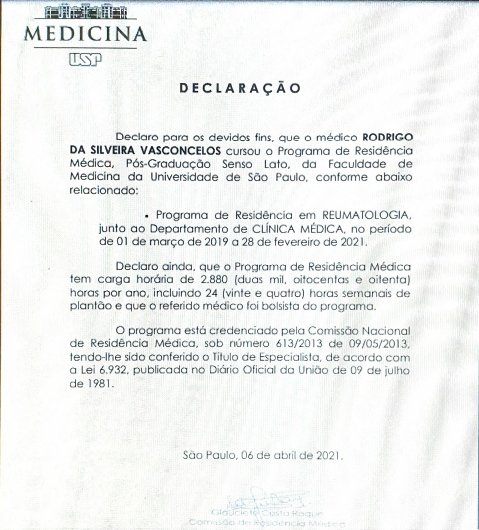 Dr. Rodrigo da Silveira Vasconcelos