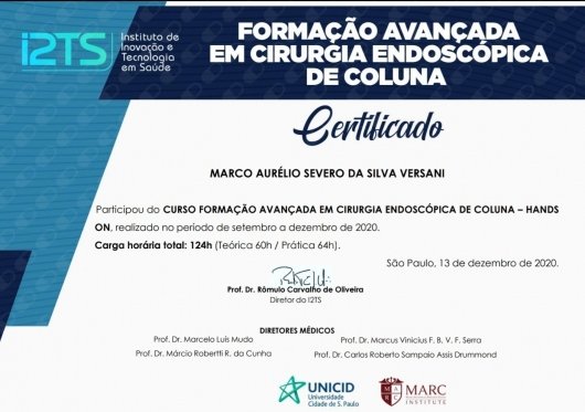 Dr. Marco Aurélio Severo da Silva Versiani