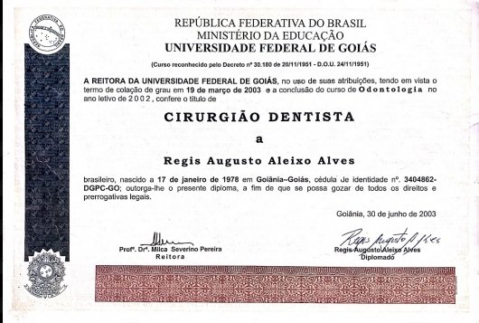 Dr. Regis Augusto Aleixo Alves