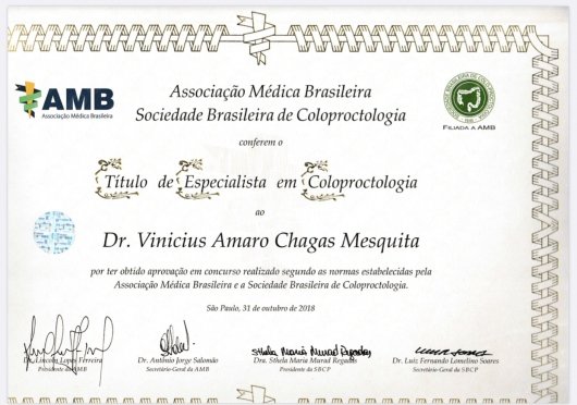 Dr. Vinicius Amaro Chagas Mesquita
