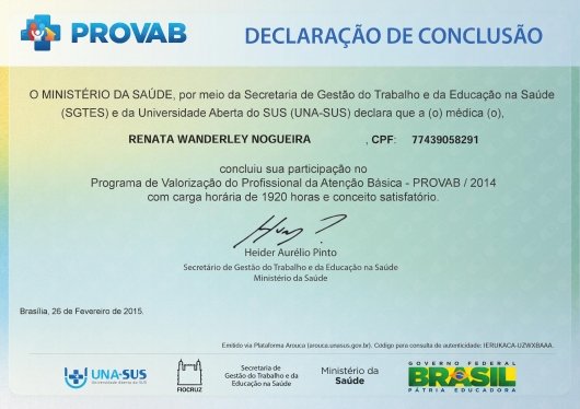 Dra. Renata Wanderley Nogueira