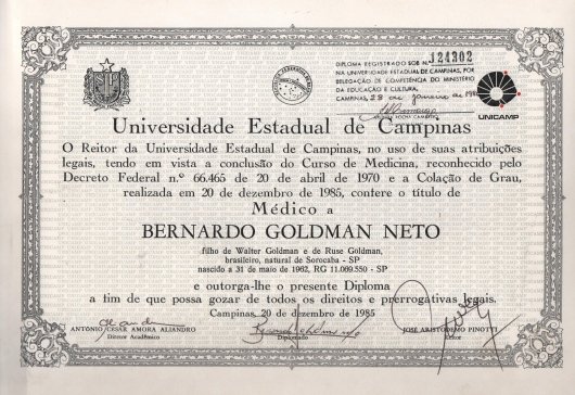 Dr. Bernardo Goldman Neto