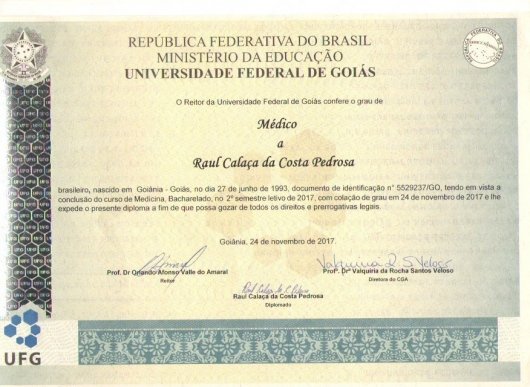 Dr. Raul Calaça da Costa Pedrosa