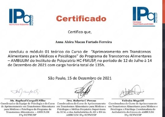 Dra. Anna Alzira Macau Furtado Ferreira
