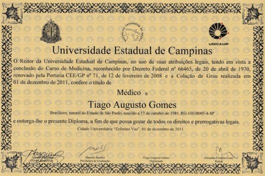 Dr. Tiago Augusto Gomes
