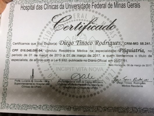 Dr. Diego Tinoco Rodrigues