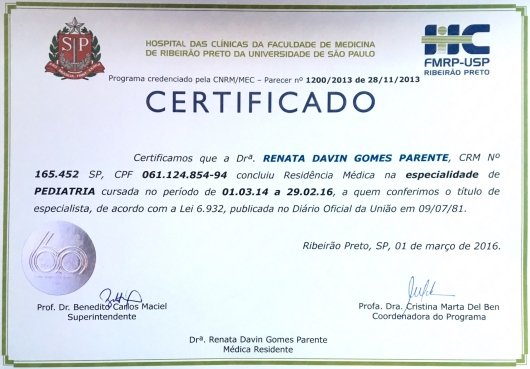 Dra. Renata Davin Gomes Parente