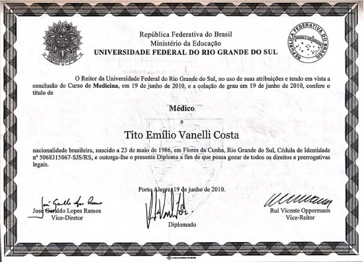 Dr. Tito Emílio Vanelli Costa