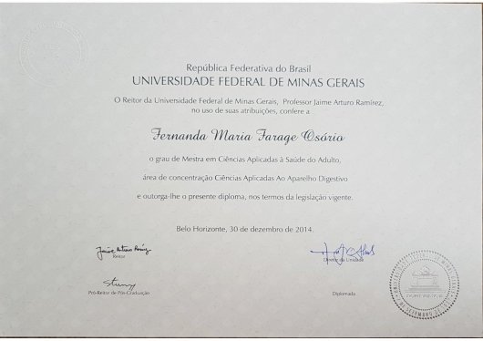 Dra. Fernanda Maria Farage Osorio