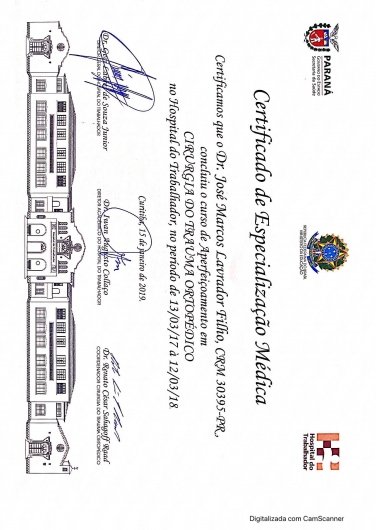 Dr. José Marcos Lavrador Filho