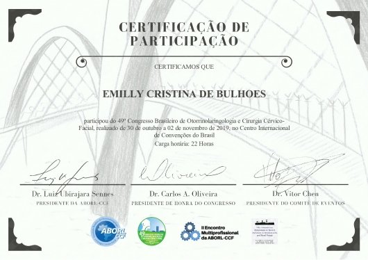 Dra. Émilly Cristina de Bulhões