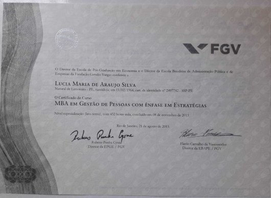 Lúcia Maria de Araújo Silva