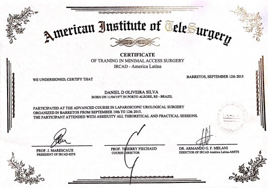 Dr. Daniel D Oliveira Silva