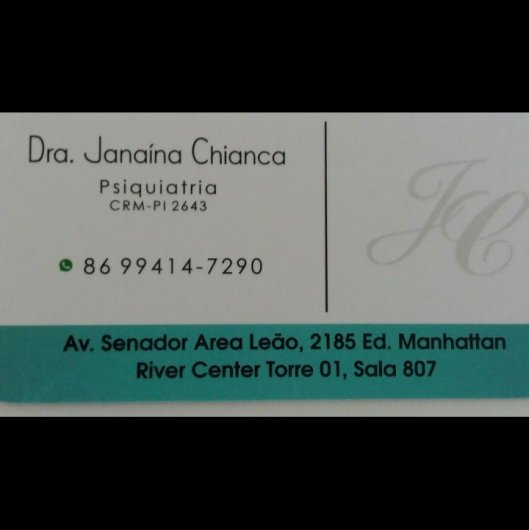 Dra. Janaina Chianca Trindade de Araujo