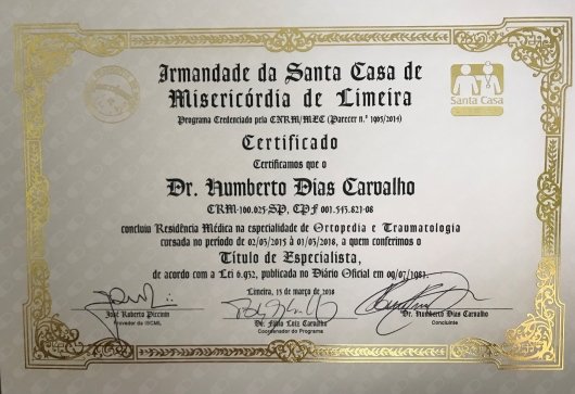 Dr. Humberto Dias Carvalho