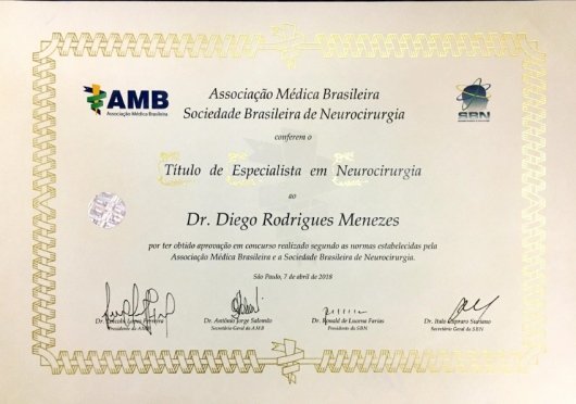 Dr. Diego Rodrigues Menezes