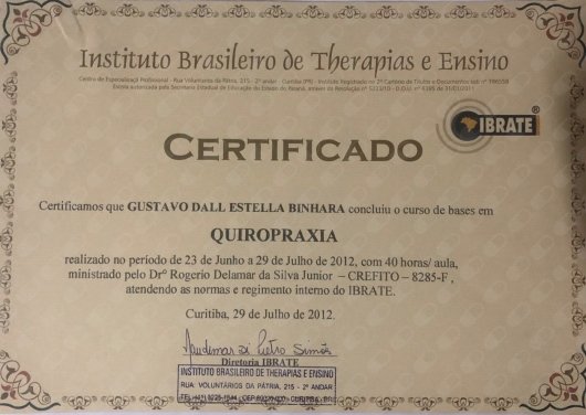 Dr. Gustavo Dall Stella Binhara