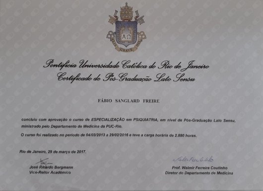 Dr. Fábio Sanglard
